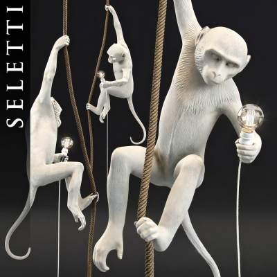 现代猴子艺术吊灯